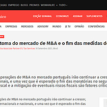 A retoma do mercado de M&A e o fim das medidas de apoio do Estado